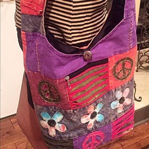 Hobo shoulder bag bohemian purse