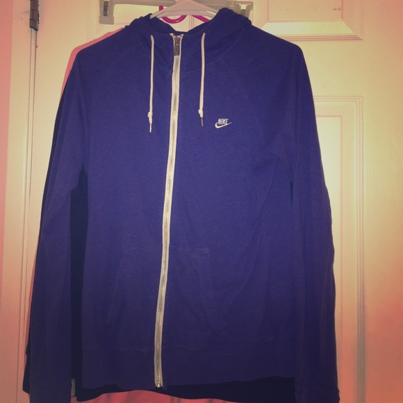 Nike purple zip up