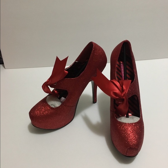 Bordello Women's Heels Rhinestone pumps