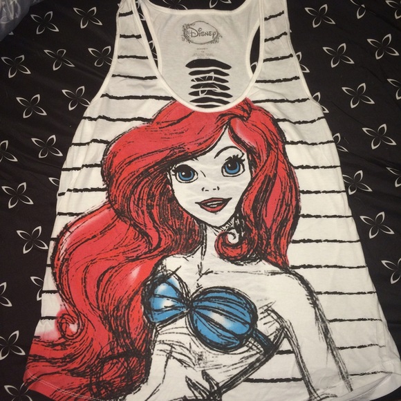 THE LITTLE MERMAID TANK W/ CUT OUT BACK❤️❤️❤️