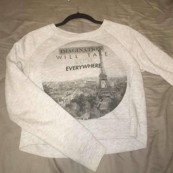"Imagination will take you everywhere" croptop - Picture 1 of 1