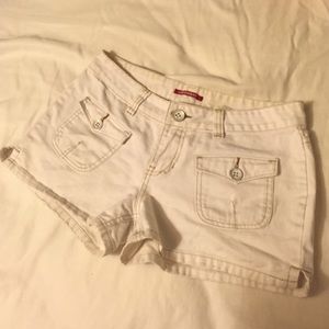 White Jeans Shorts