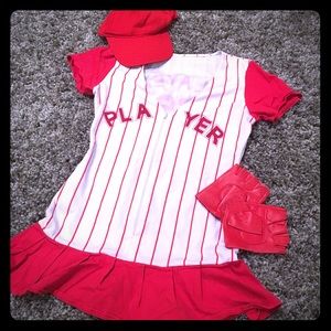 HALLOWEEN sexy Women's Baseball PLAYER Costume