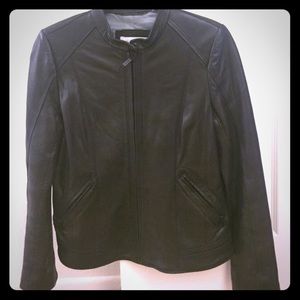 Calvin Klein Black Leather Jacket