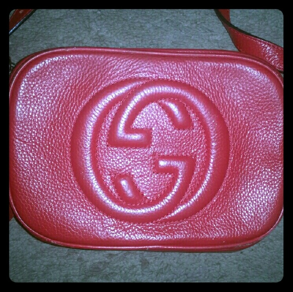 Red Gucci Soho purse