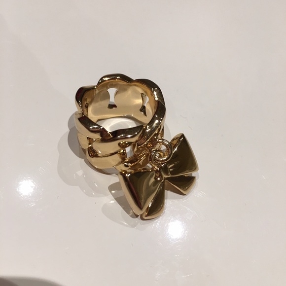 Disney couture - kidada bow ring gold