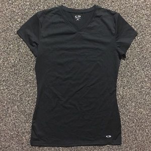 Black Champion Workout Shirt V-Neck