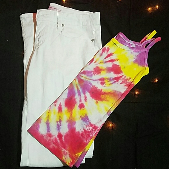 Spaghetti Strap Tie Dye Tank - Picture 1 of 2