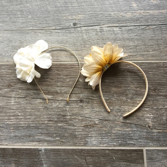 Set of 2 Flower Headbands