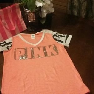 PINK Victoria's Secret Tops - ONLY FOR @JHARDRI1 PINK Victoria's Secret Tops - ONLY FOR @JHARDRI1