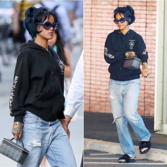 LAST ONES!!!! Pink Fur Slide Sandal! ✨ - Picture 3 of 4