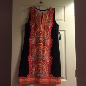 NY&C sz med Split neck tunic dress NWT