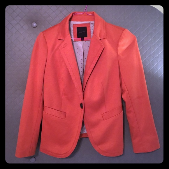 The Limited orange blazer