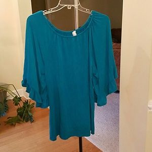 Teal green tunic