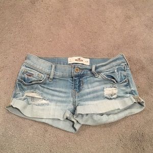 Denim shorts