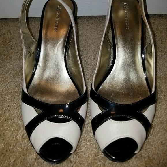 Anne Klein Peep Toe Slingbacks