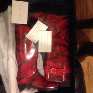 BRAND NEW RALPH LAUREN RAIN BOOTS!!