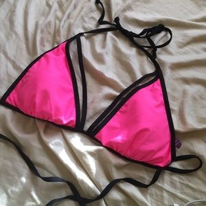 Pink YMI swim top