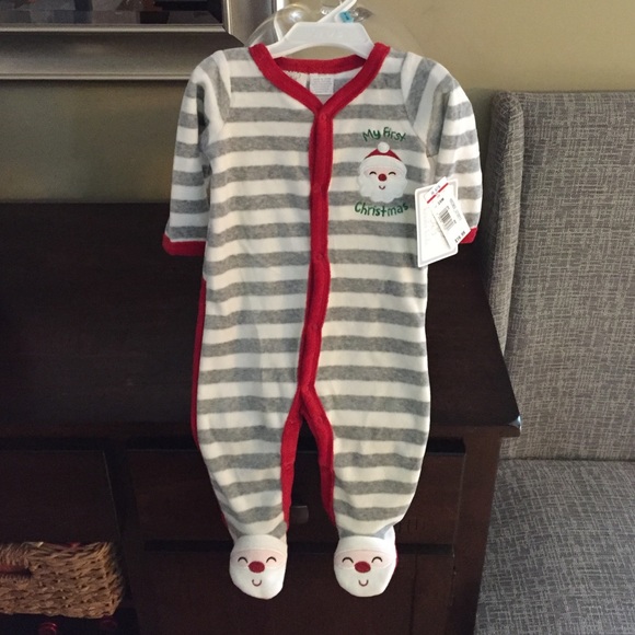 Baby Santa pajamas 3-6months