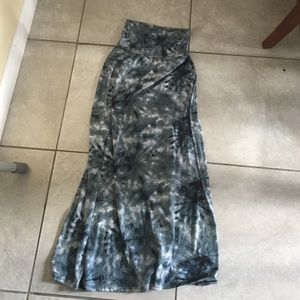 Tye dye maxi skirt