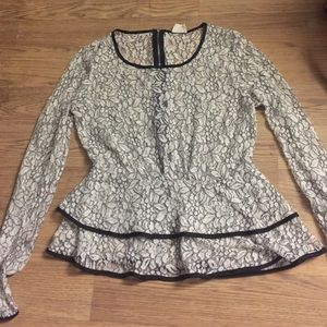 Peplum top One clothing size small