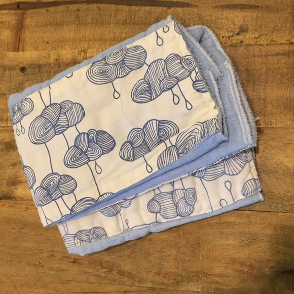 Set of unique burp clothes