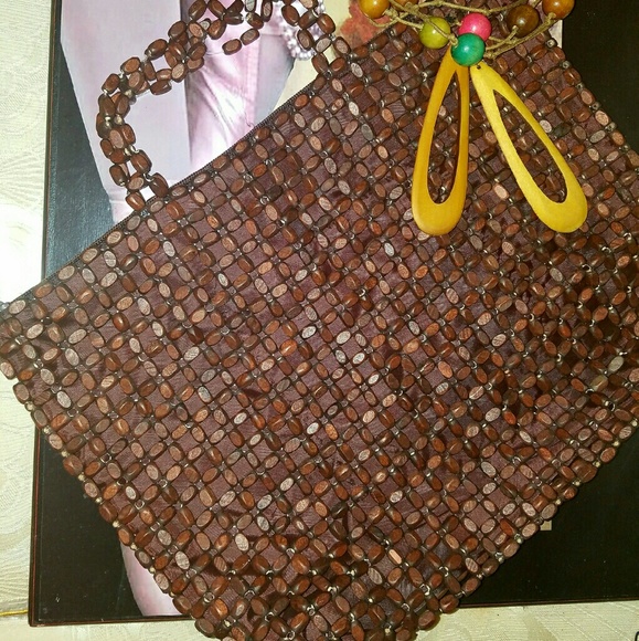 Wood Beaded SOLD