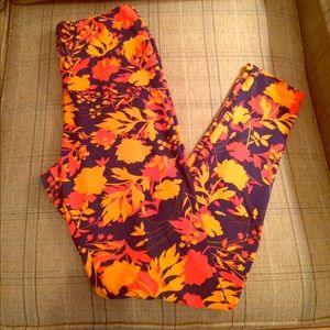 fall leaf leggings