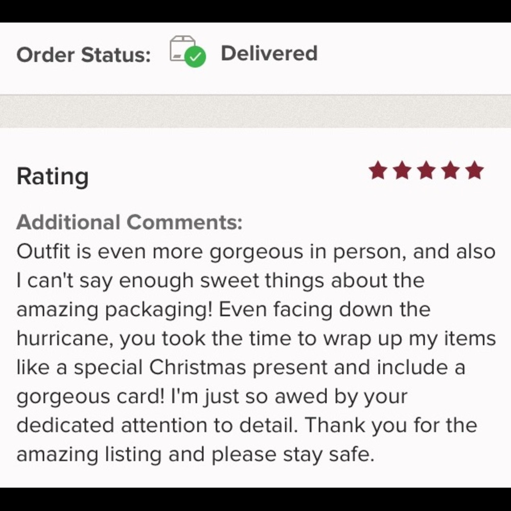 Buyer comments - Picture 5 of 7
