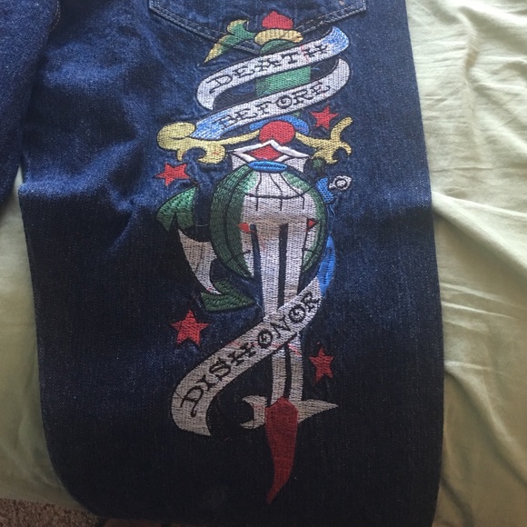 Like New Eddy Hardy Jeans for Men - Picture 2 of 4