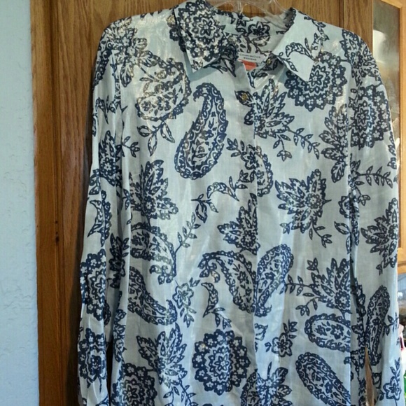 Charter Club button down long sleeve