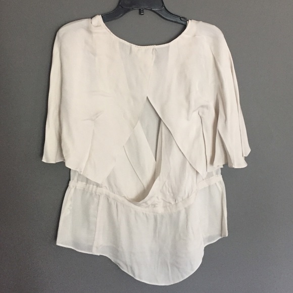 Ivory silk top - Picture 2 of 4