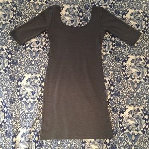 Aqua Dresses & Skirts - AQUA Gray Bodycon Mini Dress Aqua Dresses & Skirts - AQUA Gray Bodycon Mini Dress