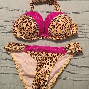 VS bikini in cheetah