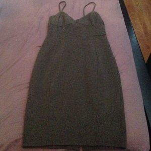 H&M large gray spaghetti strap dress