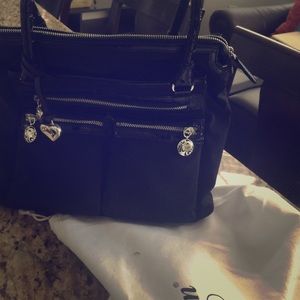 Black , purse, new, dust bag !