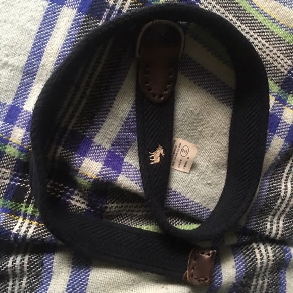 A&F NAVY BLUE BELT!