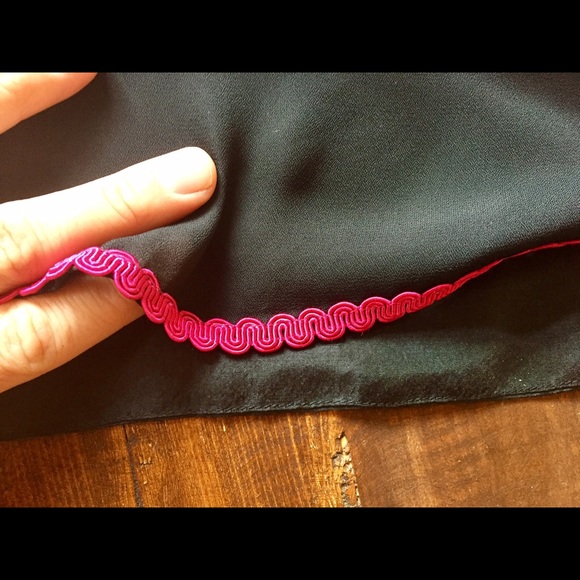 **SOLD** Anthropologie Mimetic Cidra Black Matte Silk Skirt - Picture 3 of 4