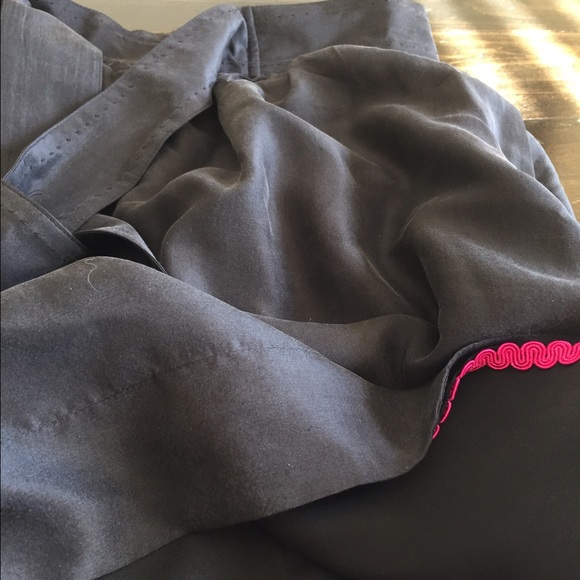 **SOLD** Anthropologie Mimetic Cidra Black Matte Silk Skirt - Picture 4 of 4