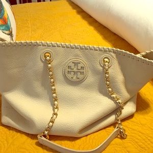 Real ivory Tory Burch handbag