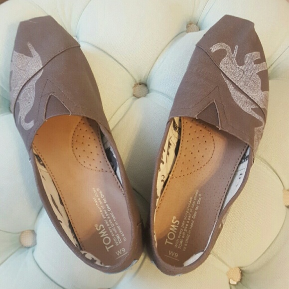 Gray Elephant TOMS Shoes