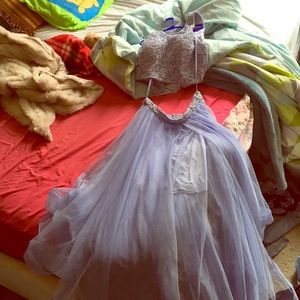 A two piece prom dress only wore once!!