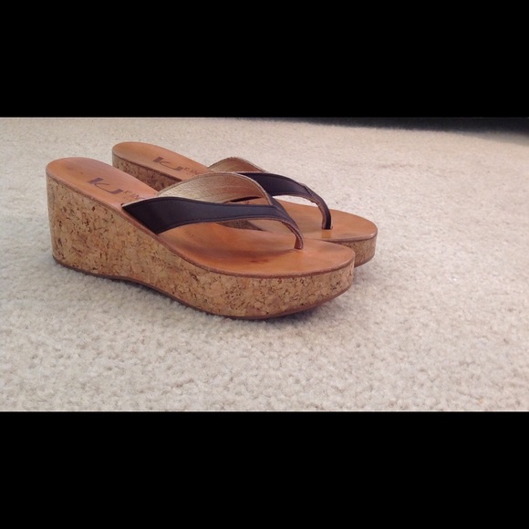 K. Jacques St. Tropez "Diorite" wedge sandal