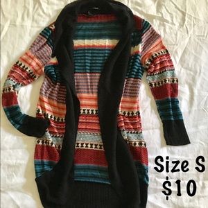 Tribal 3/4 sleeve cardigan