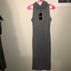 Missguided grey sweater dress