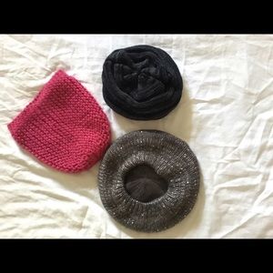 Assorted beanies