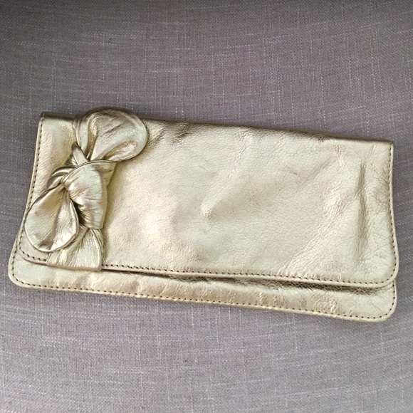 SOLD - Gold clutch