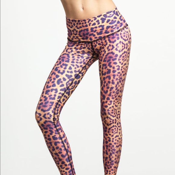 leopard yoga pants