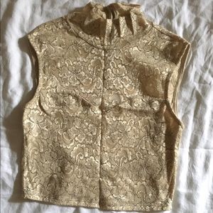 Fancy Lace Crop Top