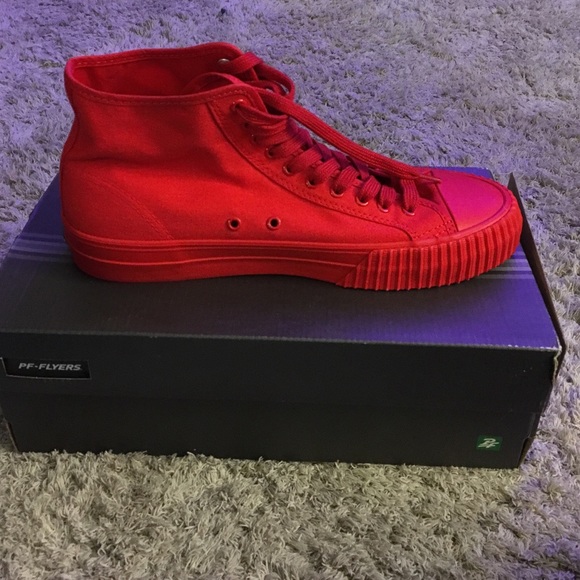 PF FLYERS  RED M New never worn